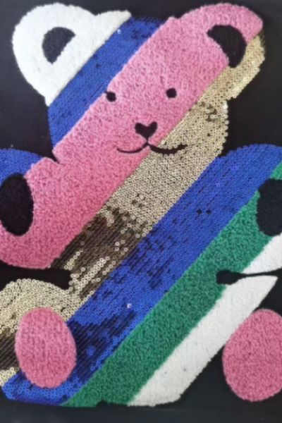 Sequin+ towel Embroidery