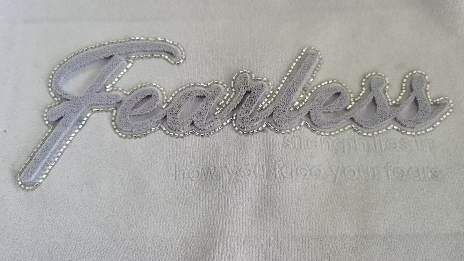 Toothbrush +bead embroidery