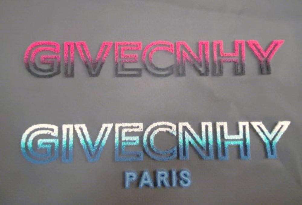 Toothbrush embroidery