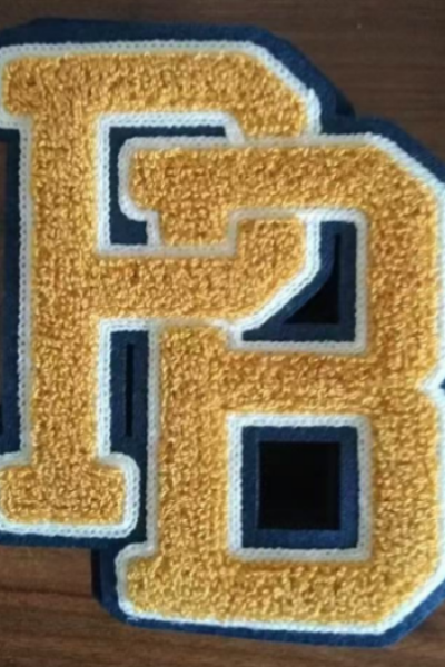 Towel embroidery patch