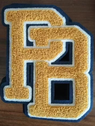 Towel embroidery patch