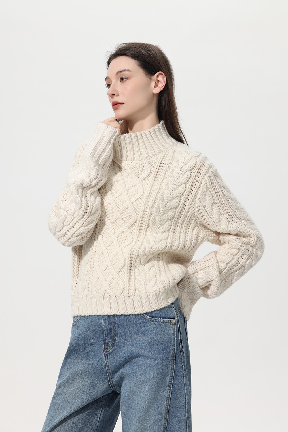 cable sweater 