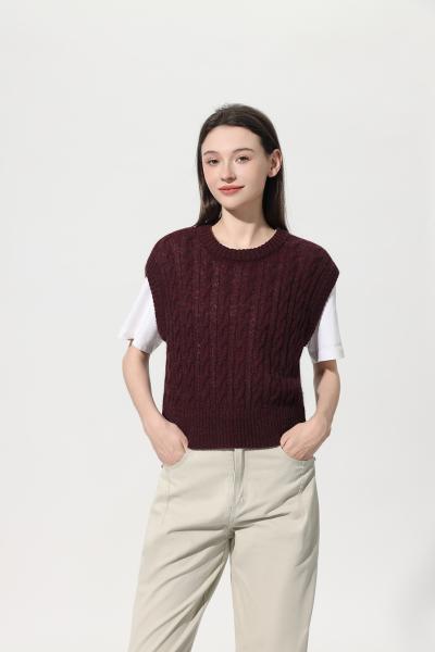 lady sweater vest
