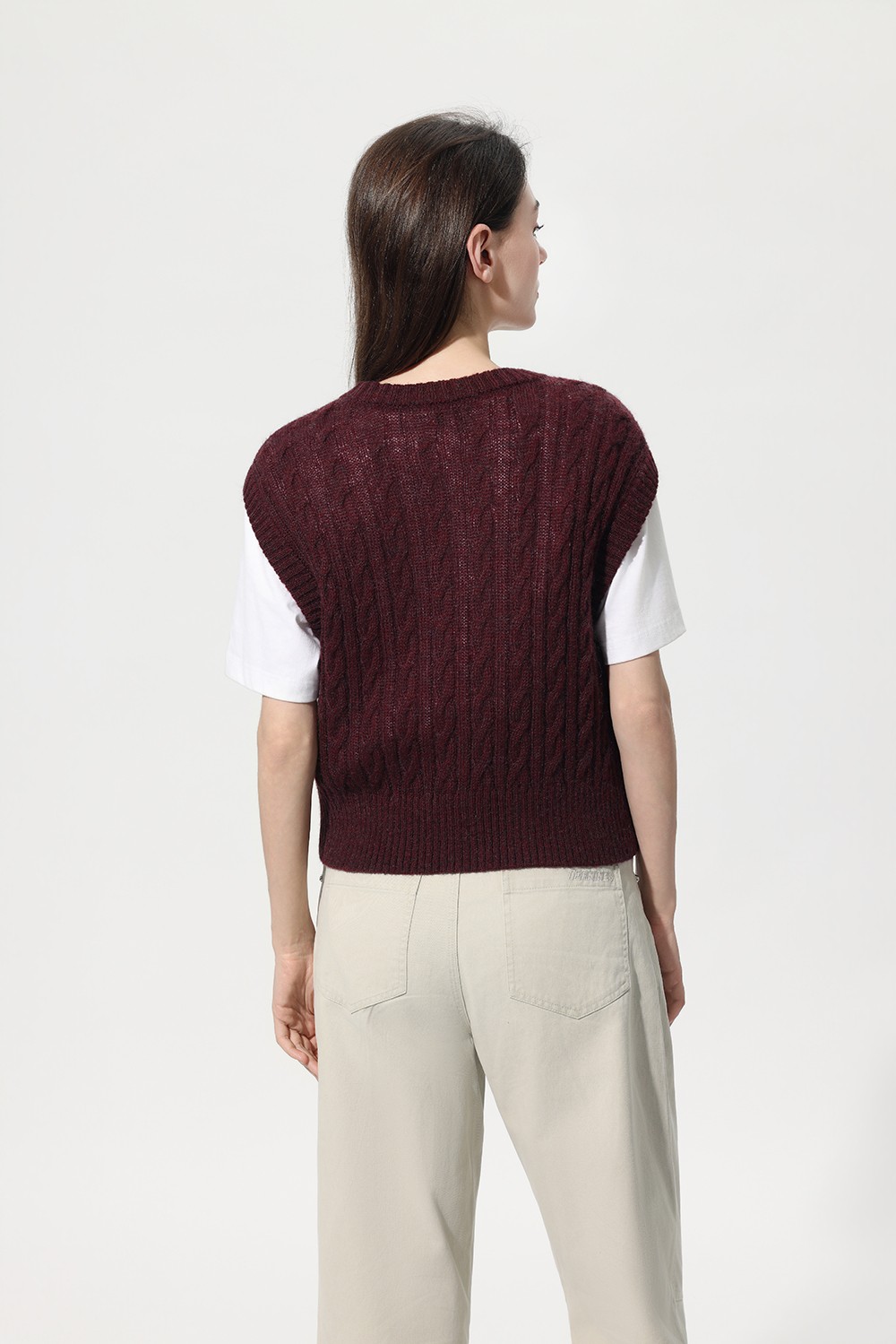 lady sweater vest