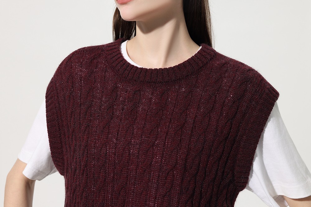 lady sweater vest
