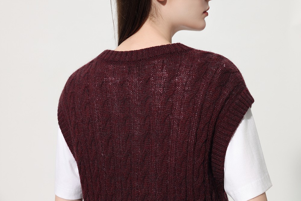 lady sweater vest